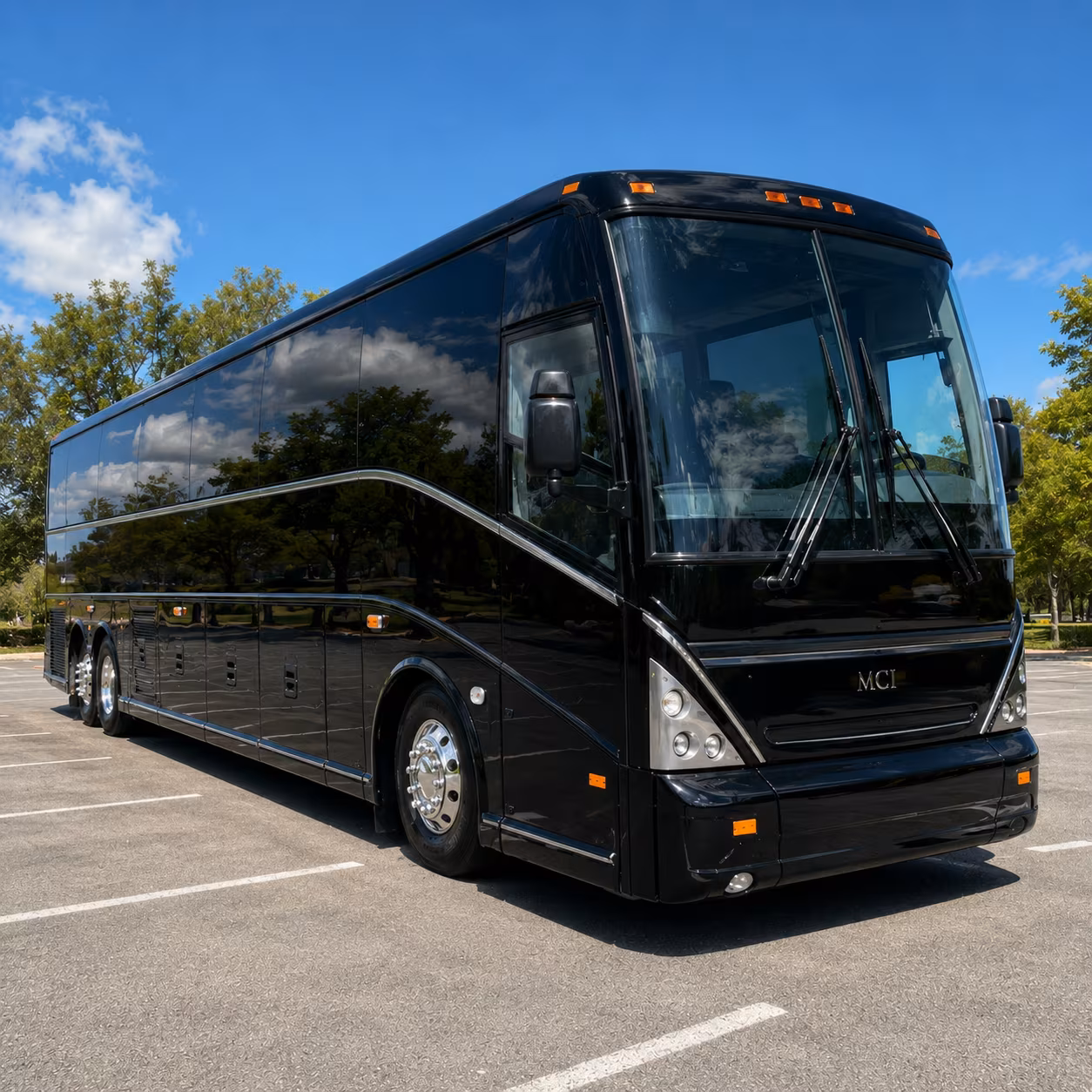 40-56 Passenger Charter Bus Exterior