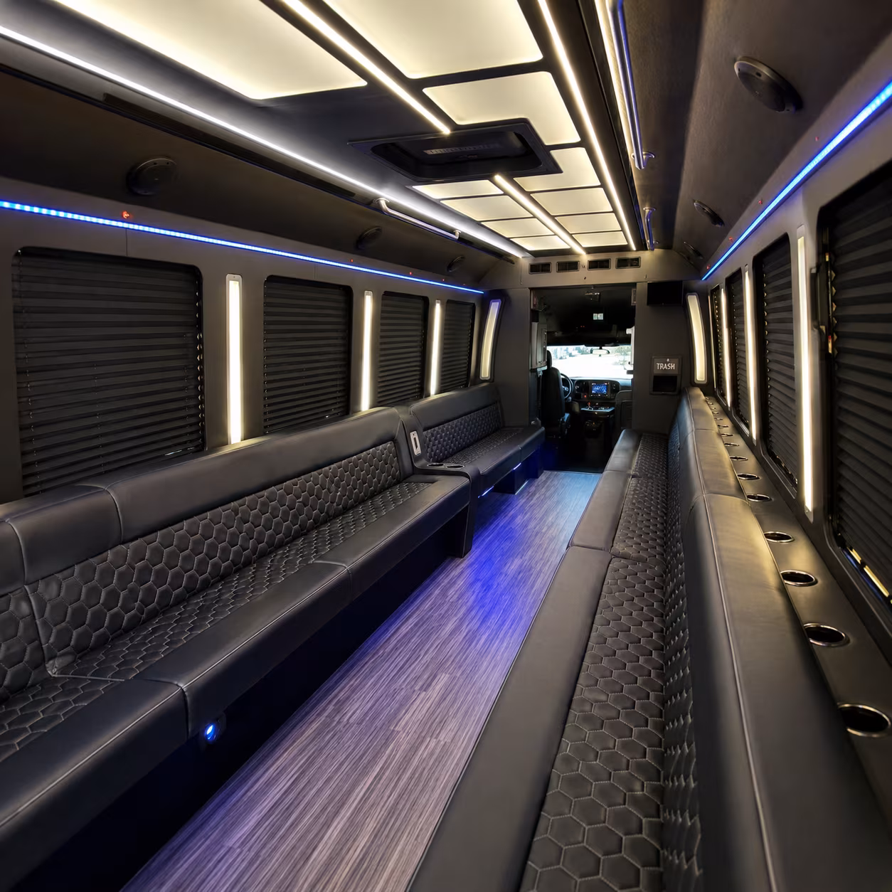Tacoma Bachelor & Bachelorette Transportation party bus exterior