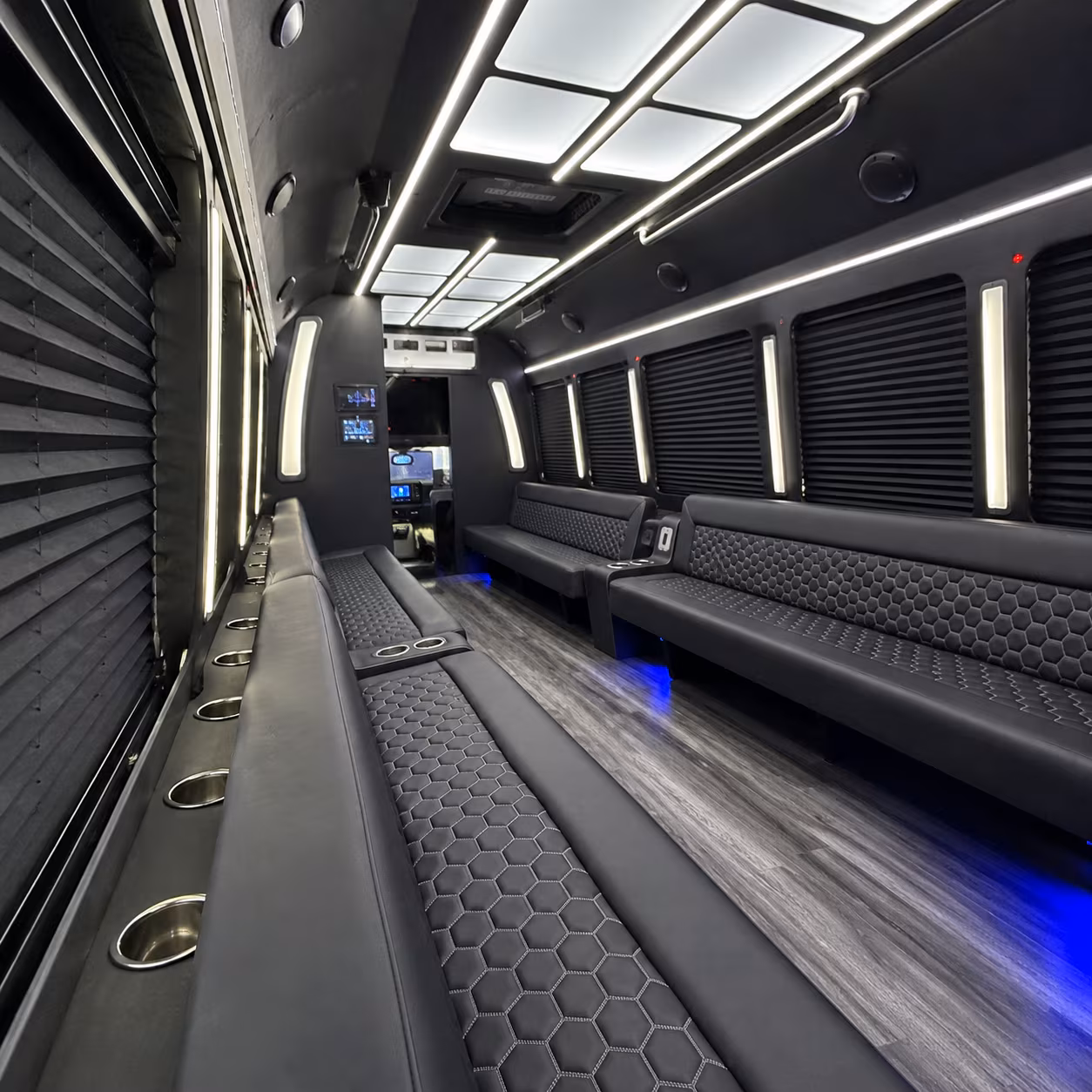 Tacoma Bachelor & Bachelorette Transportation party bus exterior