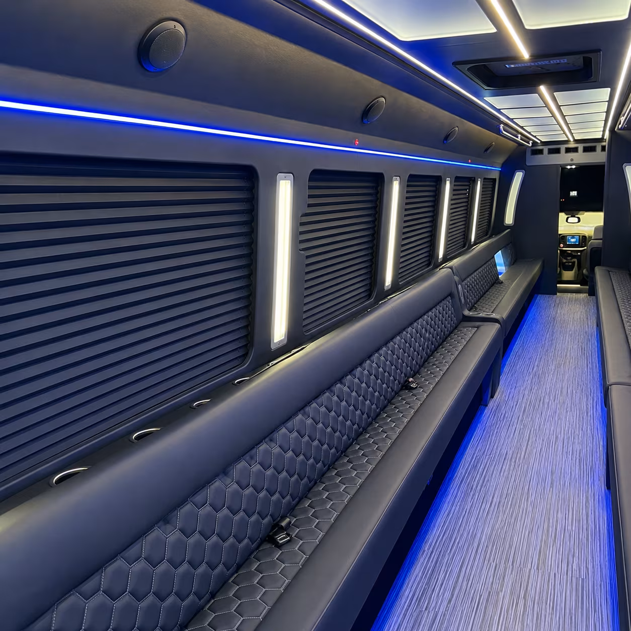 Tacoma Birthday, Sweet 16, & Quinceañera Transportation party bus exterior