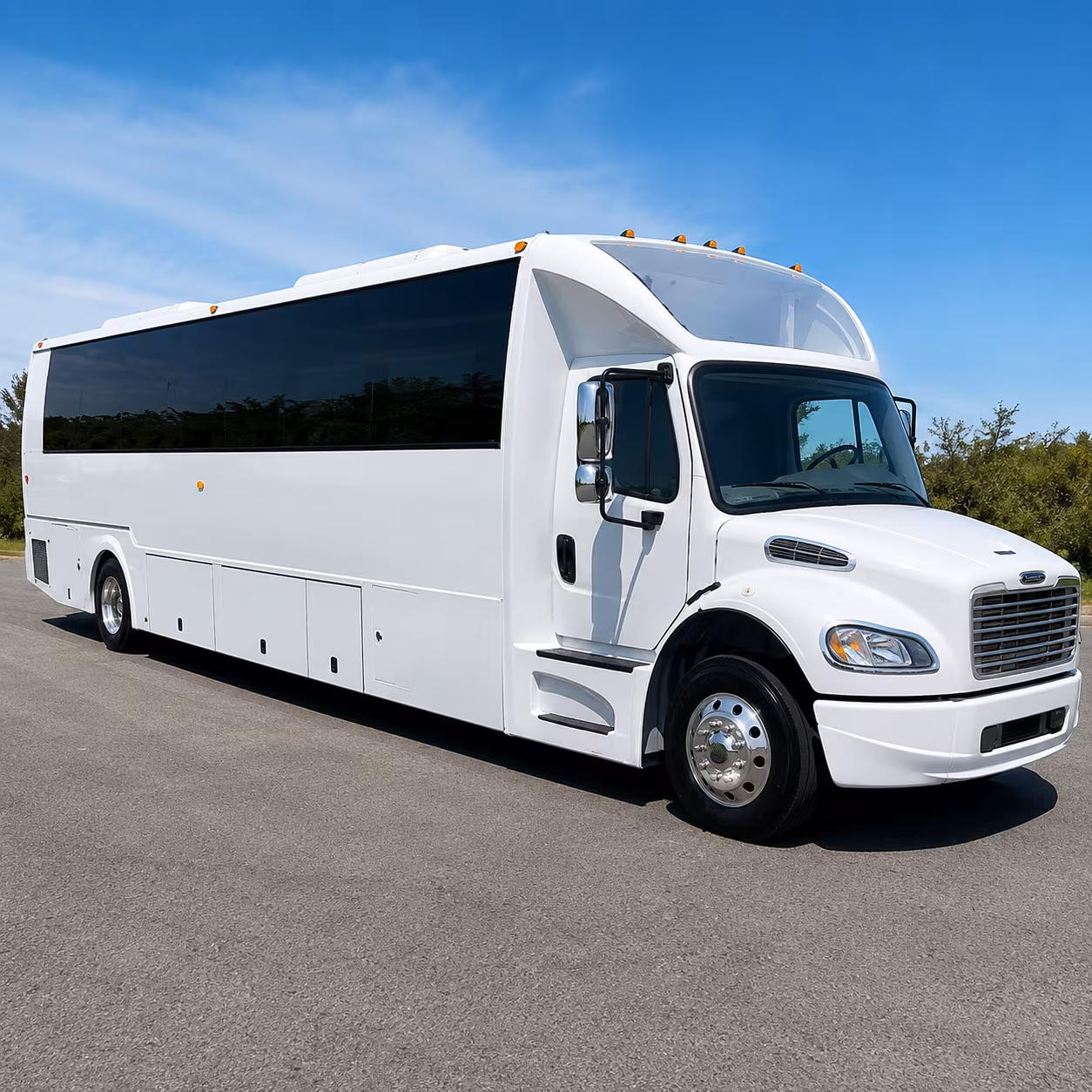 Tacoma Private Event Transportation party bus interior