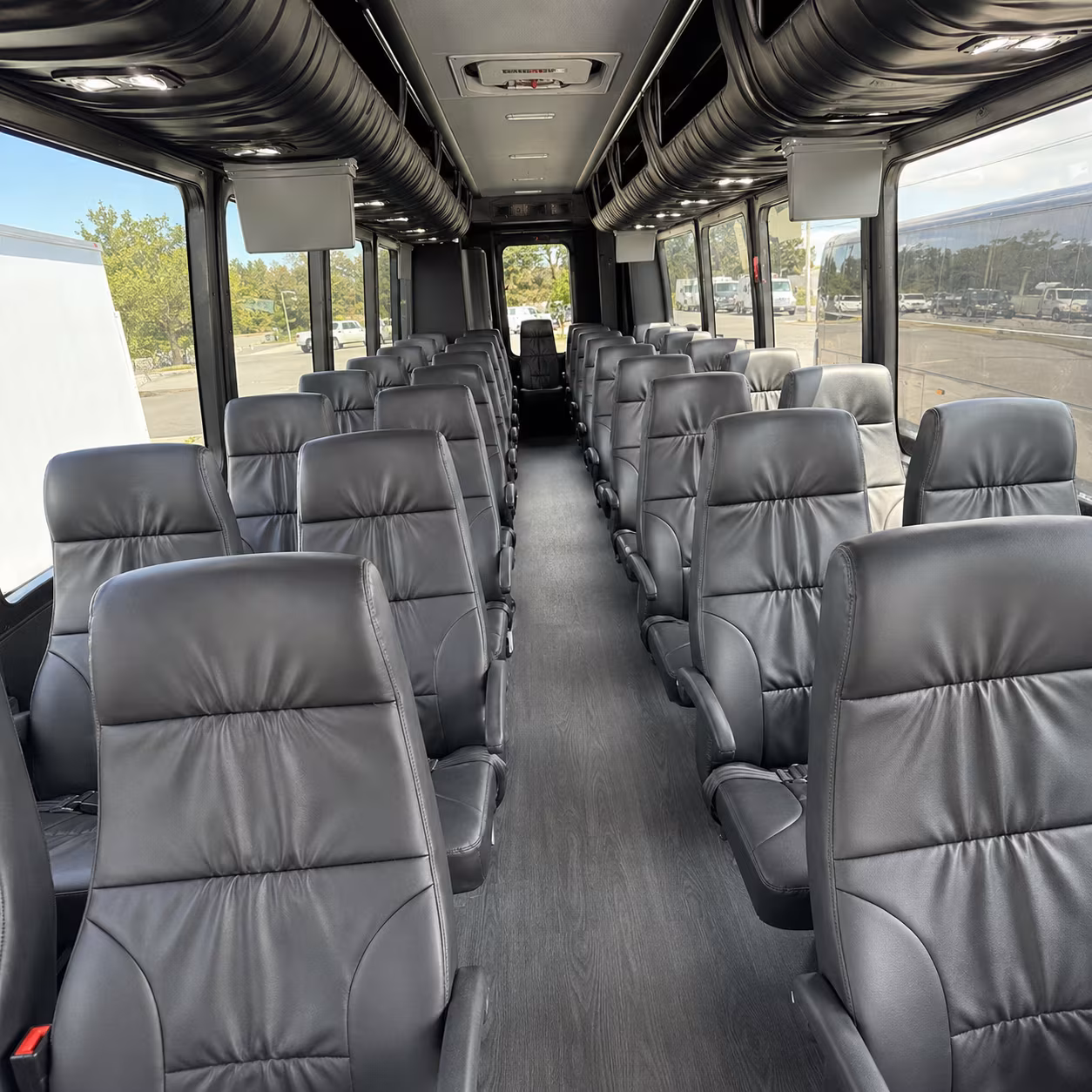 Tacoma School Event Transportation party bus exterior