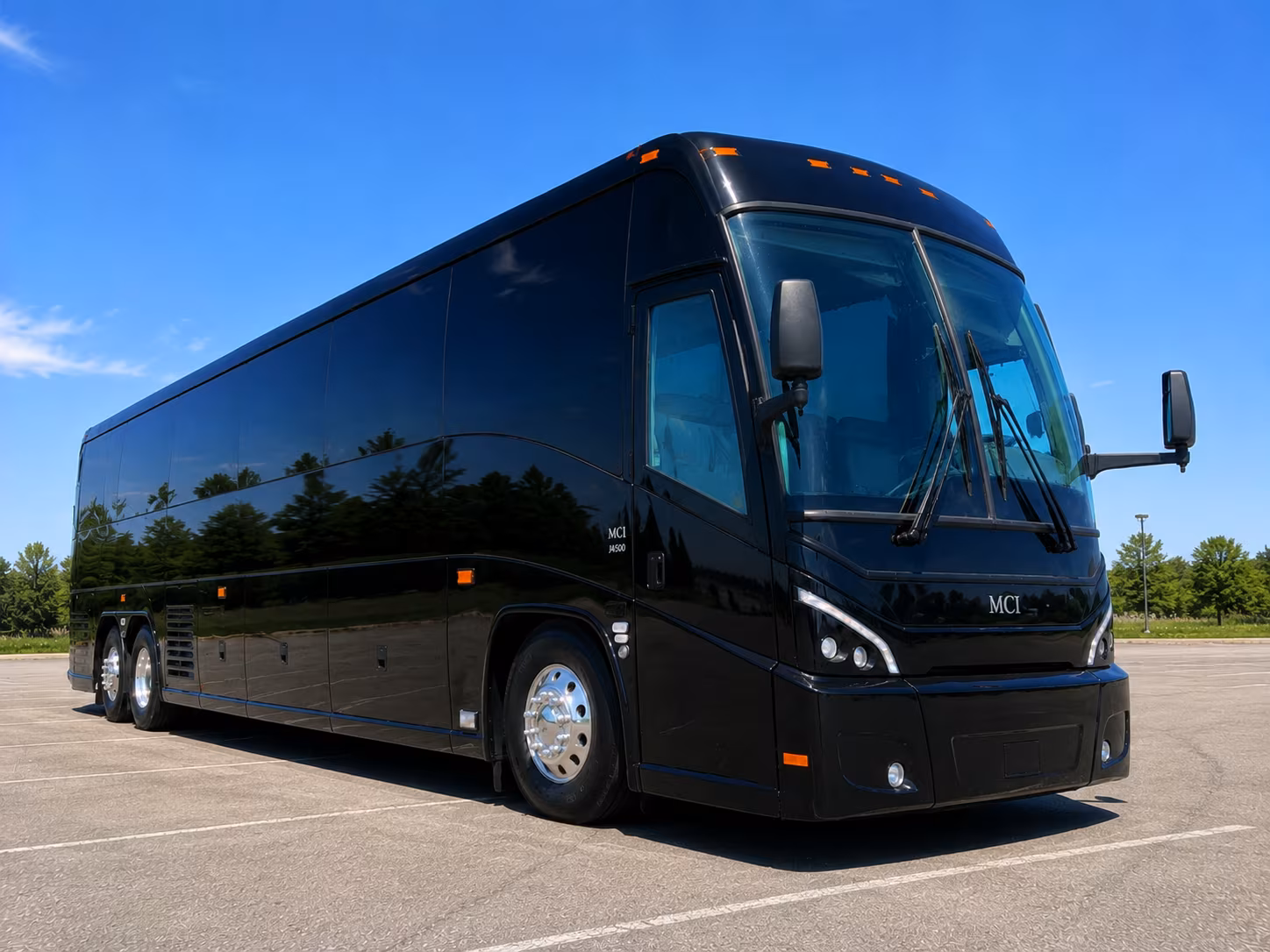 Tacoma School Event Transportation party bus exterior