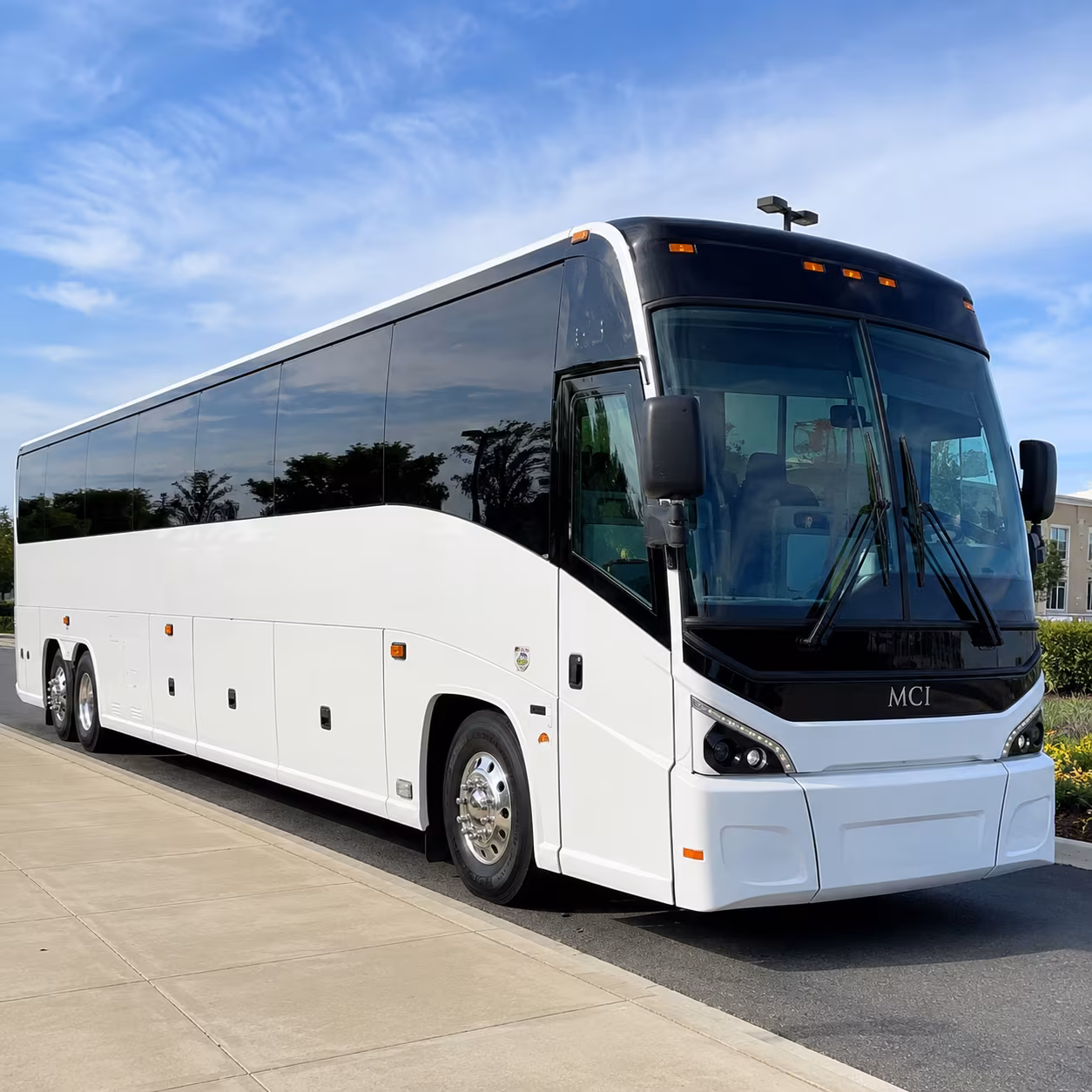 Tacoma School Event Transportation party bus exterior