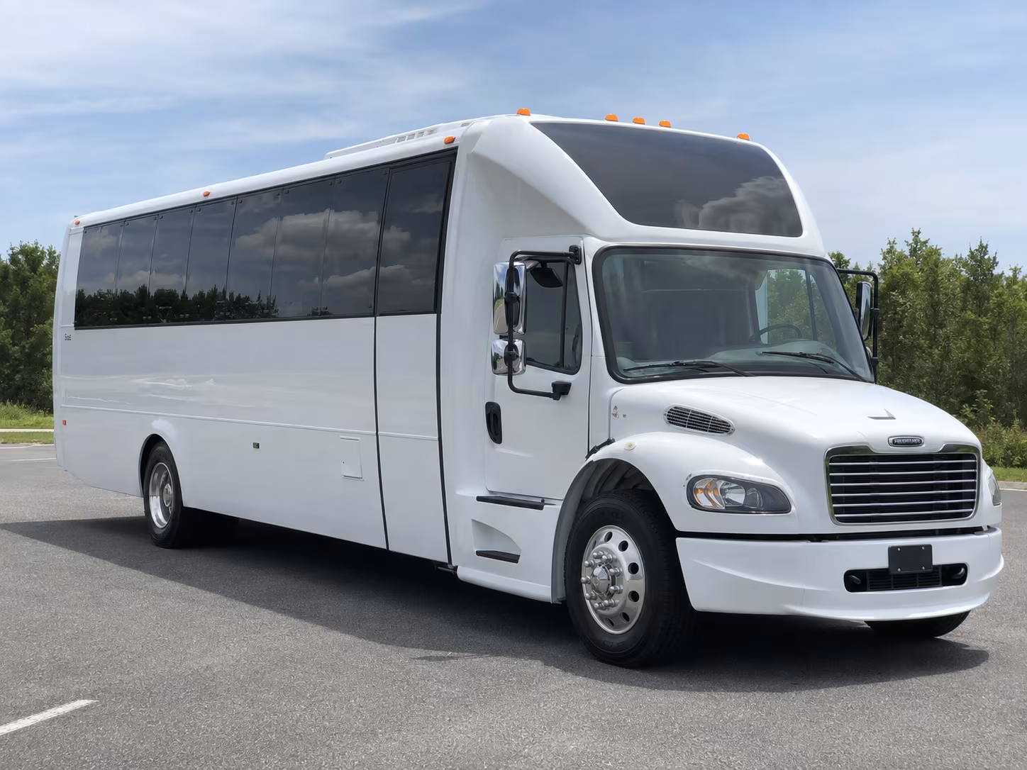 Tacoma Sporting Event Transportation party bus exterior
