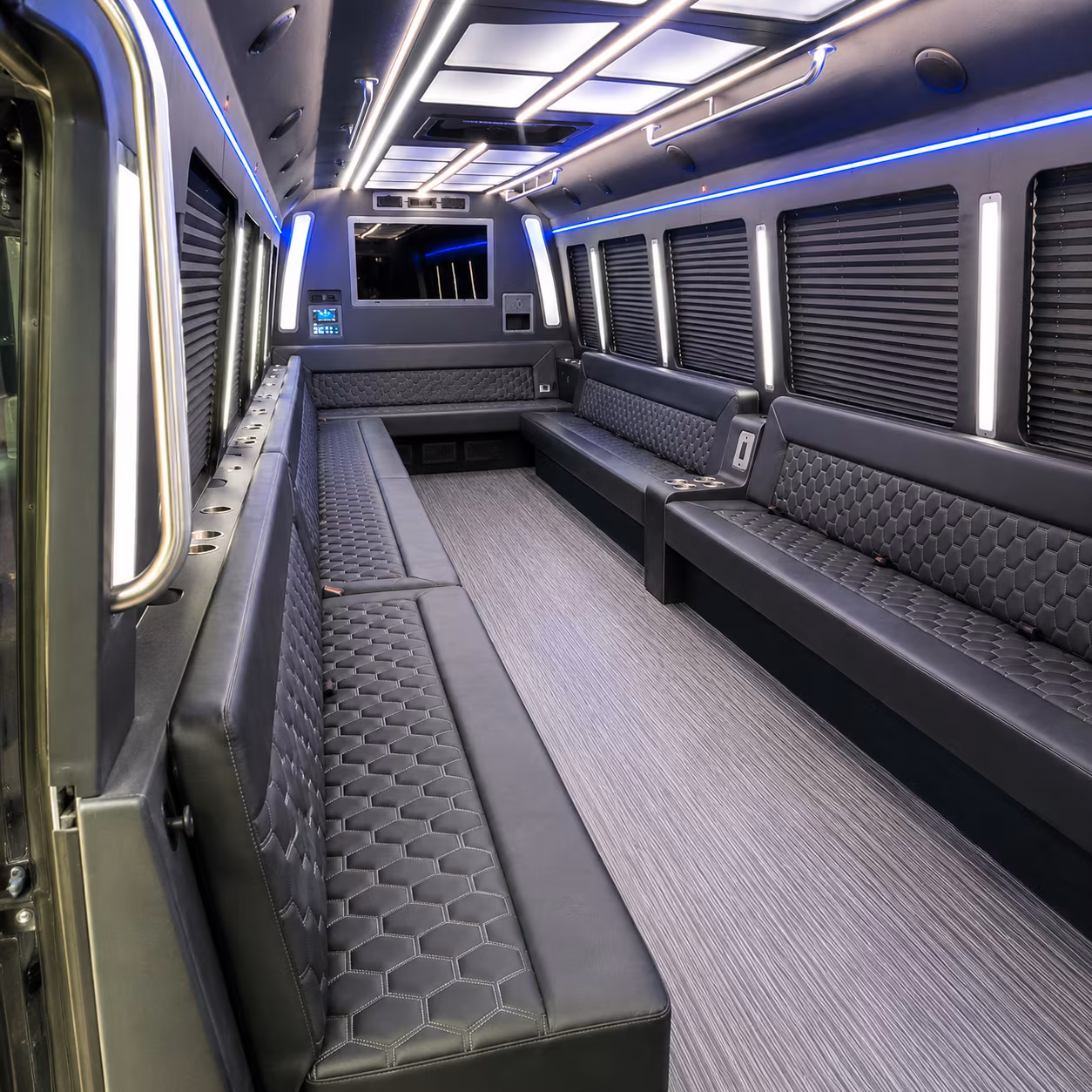 Tacoma Sporting Event Transportation party bus exterior