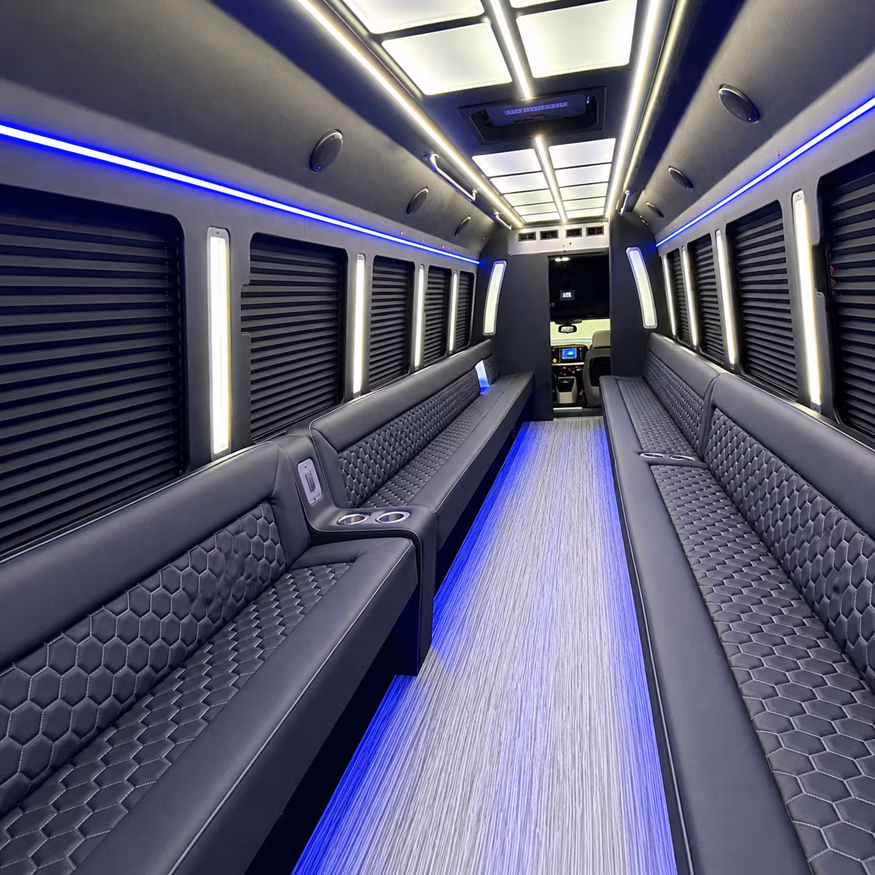 Tacoma Sporting Event Transportation party bus exterior
