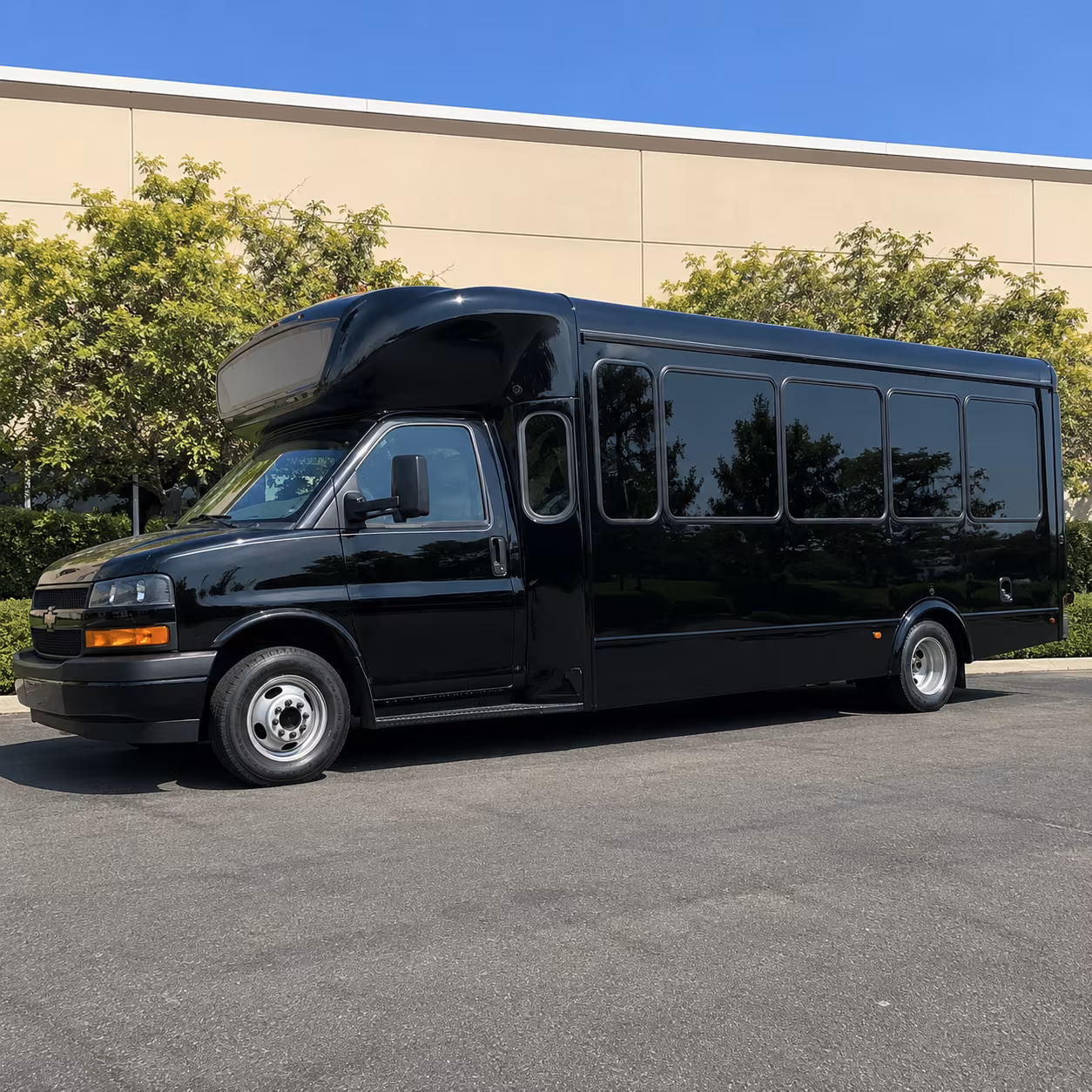 Tacoma Wedding Transportation party bus interior