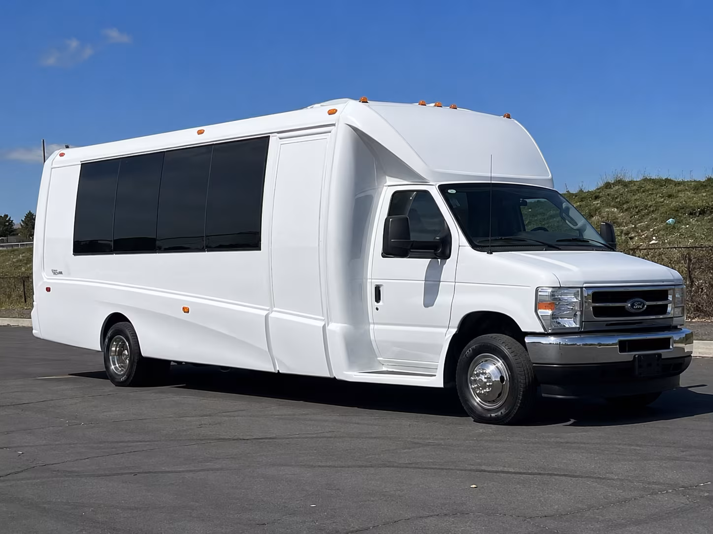 Tacoma Wedding Transportation party bus exterior