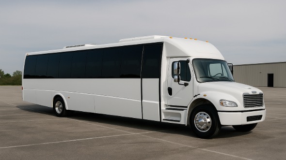 Exterior of Charter Bus Company Federal Way's 20 Passenger Party Bus in Federal Way