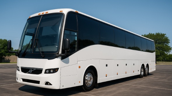 Exterior of Charter Bus Company Tacoma's 48 Passenger Charter Bus in Tacoma