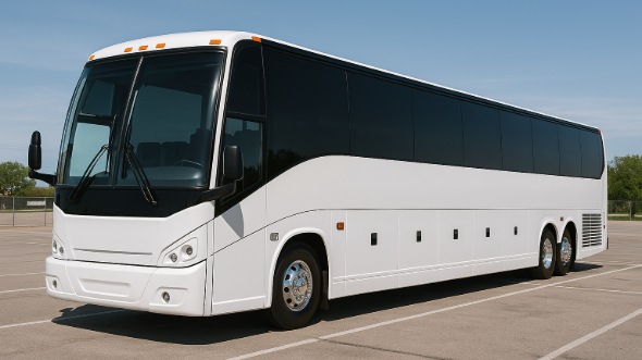 Exterior of Charter Bus Company Bellevue's 50 Passenger Party Bus in Bellevue